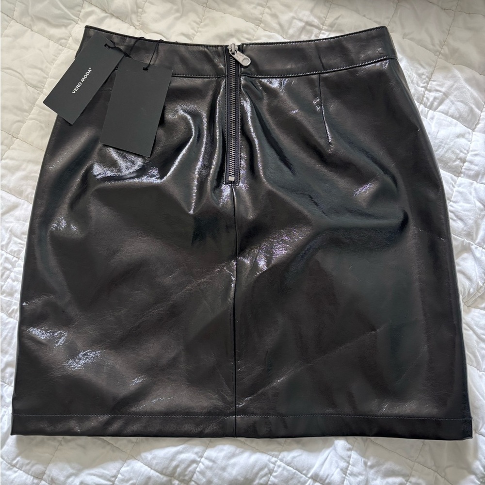 Black Leather Skirt